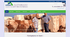 Desktop Screenshot of natursteinwerk-rathenow.de